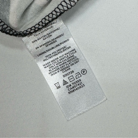 Loft Criss Cross Back Flare Dress Women's Size Small S Petite Summer Casual Soft - Picture 5 of 5